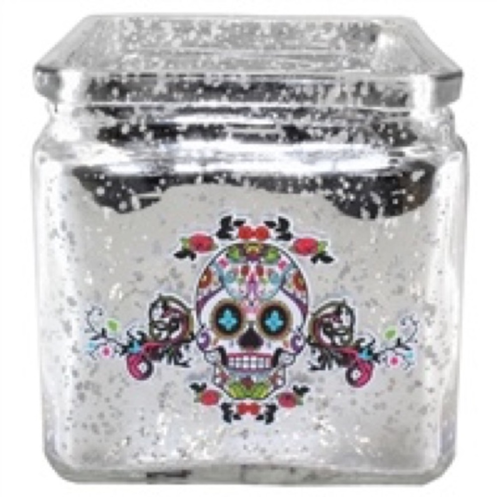 🆕AUCTION PRICE👩🏻⚖️ SUGAR SKULL CANDLE HOLDER